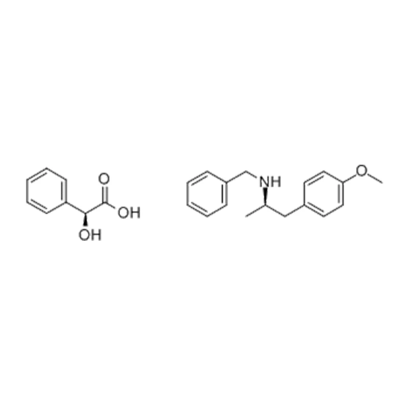 ÁCIDO (2S)-HIDROXI(FENIL)ACÉTICO (2R)-N-BENZIL-1-(4-METOXIFENIL)PROPAN-2-AMINA (1:1) (SAL)