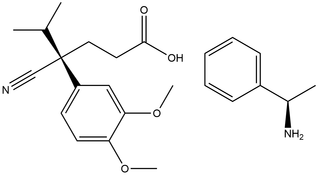 Sal de fenetilamina de ácido (S)-(-)-verapamílico