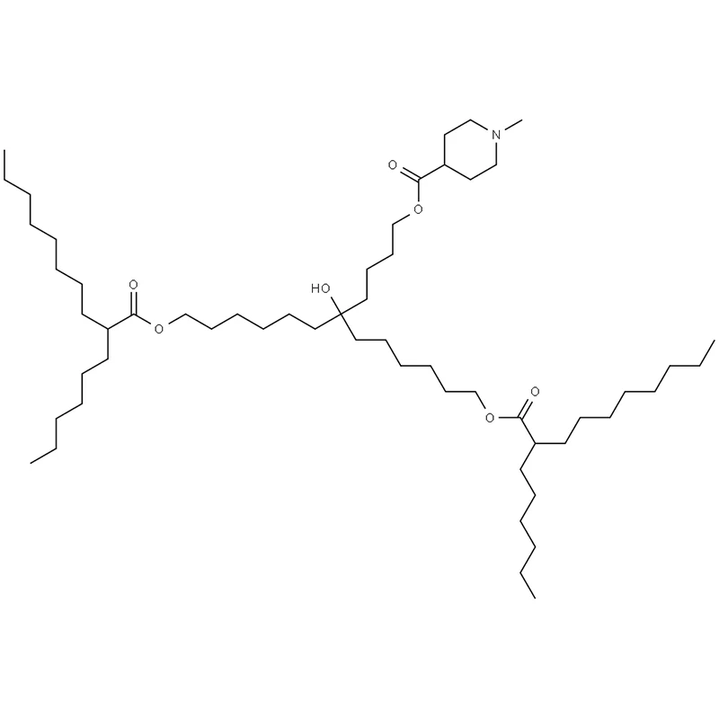 7-hidroxi-7-(4-((1-metilpiperidina-4-carbonil)oxi)butil)tridecano-1,11-diil bis(2-hexildecanoato)