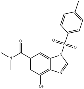7-hidroxi-N,N,2-triMetil-3-tosil-3H-benzo[d]iMidazol-5-carboxaMida