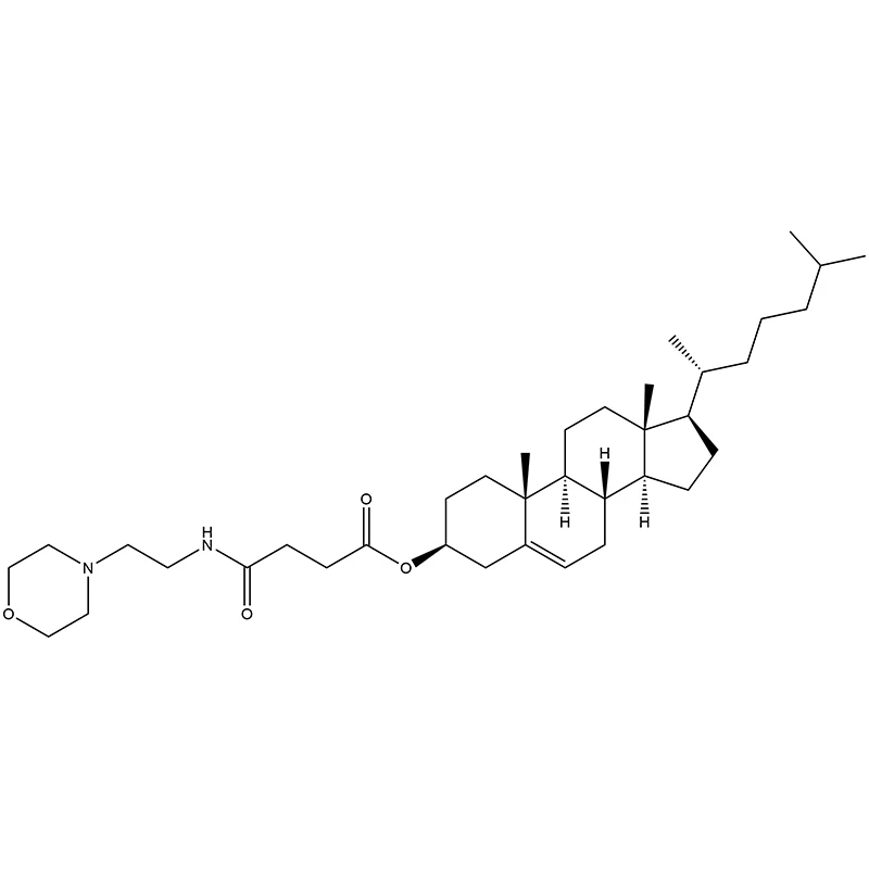 Colest-5-en-3-ol (3β)-, 3-[4-[[2-(4-morfolinil)etil]amino]-4-oxobutanoato]
