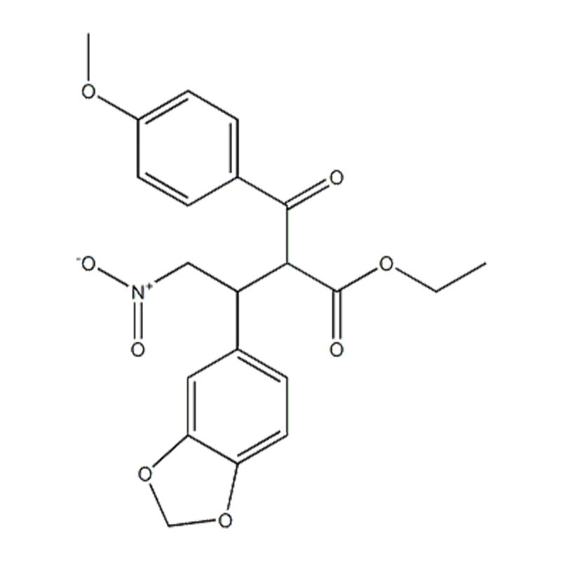 2-(4-metoxibenzoil)-3-(3,4-metilenodioxi-fenil)-4-nitro-butanoato de etila