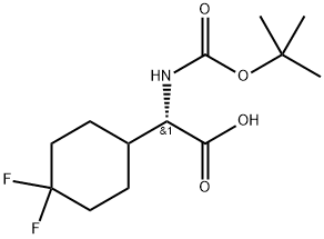 ácido terc-butoxicarbonilamino-(4,4-difluoro-ciclohexil)-acético